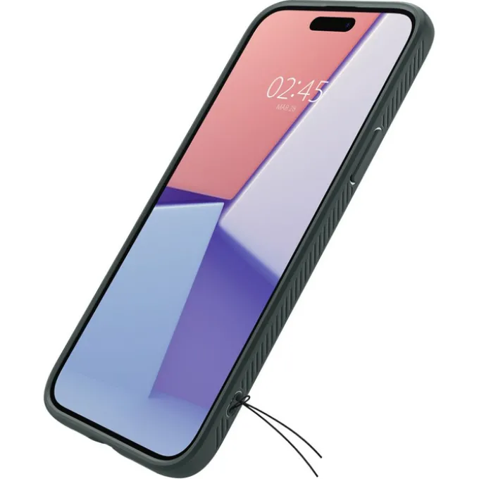 Etui Spigen Liquid Air iPhone 15 Abyss Green Case