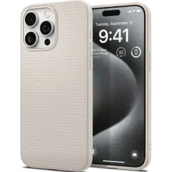 Etui Spigen Liquid Air iPhone 15 Pro Natural Titanium