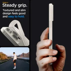 ETUI SPIGEN LIQUID AIR IPHONE 16 PRO MAX NATURAL TITANIUM