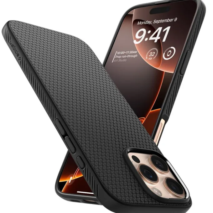 ETUI SPIGEN LIQUID AIR IPHONE 16 PRO MAX MATTE BLACK
