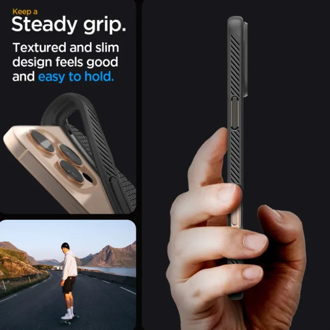 ETUI SPIGEN LIQUID AIR IPHONE 16 PRO MAX MATTE BLACK