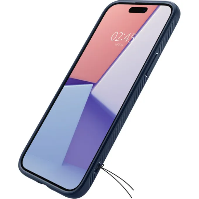 Etui Spigen Liquid Air iPhone 15 Navy Blue Case