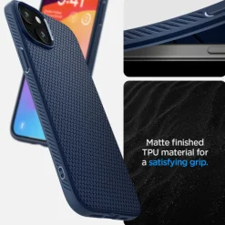 Etui Spigen Liquid Air iPhone 15 Navy Blue Case