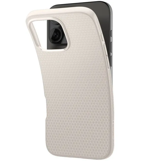 ETUI SPIGEN LIQUID AIR IPHONE 16 PRO NATURAL TITANIUM