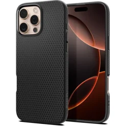 ETUI SPIGEN LIQUID AIR IPHONE 16 PRO MATTE BLACK
