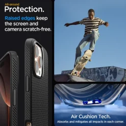 ETUI SPIGEN LIQUID AIR IPHONE 16 PRO MATTE BLACK