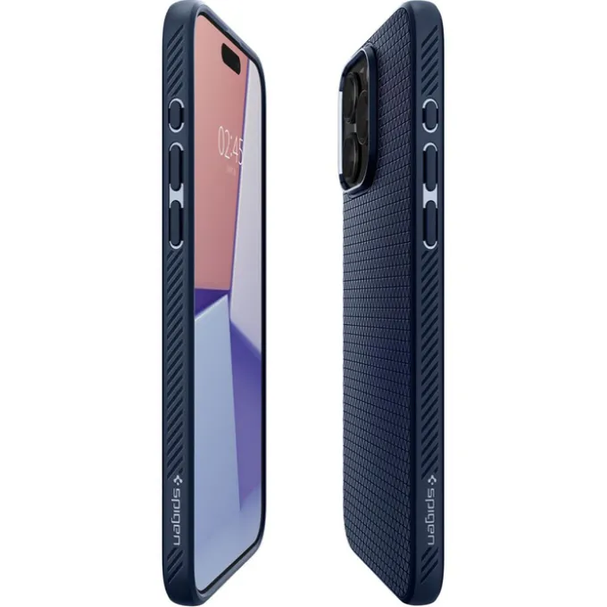 Etui Spigen Liquid Air iPhone 15 Pro Navy Blue Case