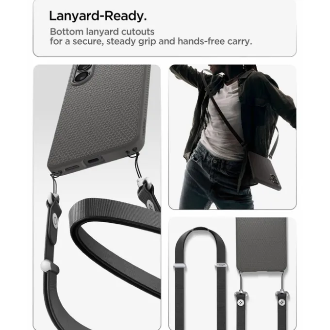ETUI SPIGEN LIQUID AIR MAG SAMSUNG GALAXY S26 MAGSAFE MARBLE GREY