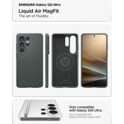 ETUI SPIGEN LIQUID AIR MAG SAMSUNG GALAXY S26 ULTRA MAGSAFE ABYSS GREEN
