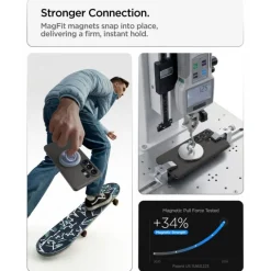 ETUI SPIGEN LIQUID AIR MAG SAMSUNG GALAXY S26 ULTRA MAGSAFE MARBLE GREY