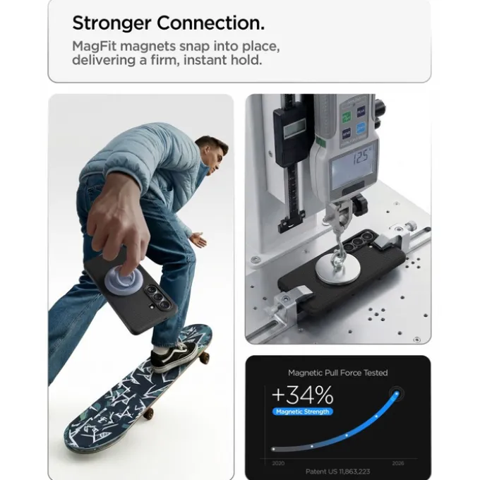 ETUI SPIGEN LIQUID AIR MAG SAMSUNG GALAXY S26 MAGSAFE MATTE BLACK