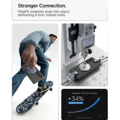 ETUI SPIGEN LIQUID AIR MAG SAMSUNG GALAXY S26+ PLUS MAGSAFE MARBLE GREY