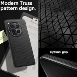 Etui Spigen Liquid Air Oneplus 12 Matte Black Case