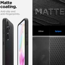 Etui Spigen Liquid Air Samsung Galaxy A35 5g Matte Black Case