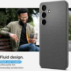 Etui Spigen Liquid Air Samsung Galaxy S24 Granite Grey Case