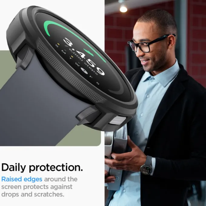 Etui Spigen Liquid Air Samsung Galaxy Watch 6 (40 MM) Matte Black Case