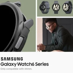 Etui Spigen Liquid Air Samsung Galaxy Watch 6 (44 MM) Matte Black Case
