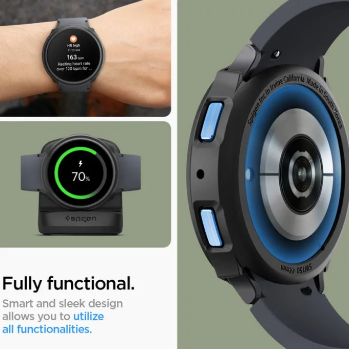 Etui Spigen Liquid Air Samsung Galaxy Watch 6 (44 MM) Matte Black Case