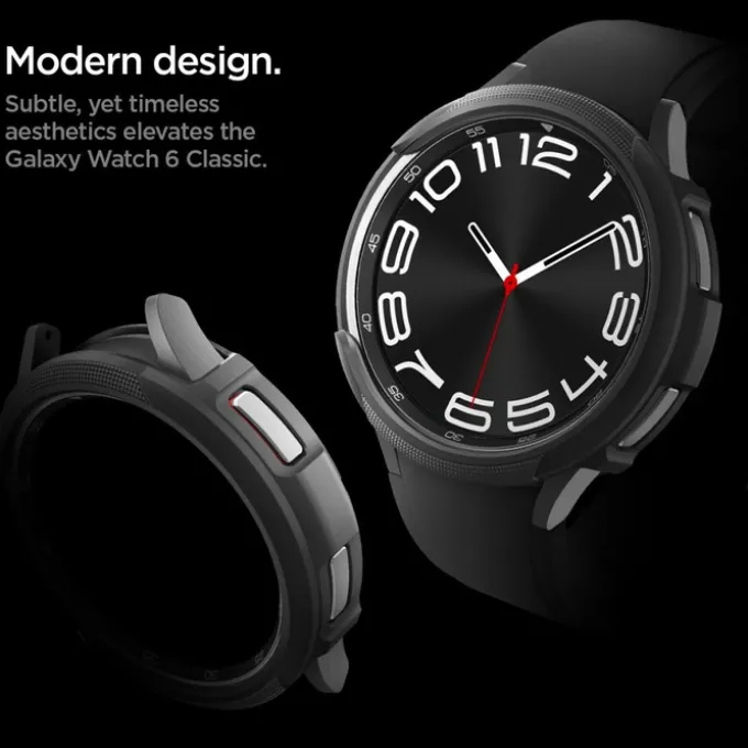 Etui Spigen Liquid Air Samsung Galaxy Watch 6 Classic (47 MM) Matte Black Case