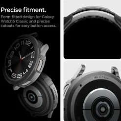 Etui Spigen Liquid Air Samsung Galaxy Watch 6 Classic (43 MM) Matte Black Case