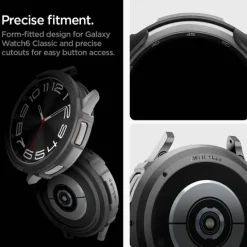 Etui Spigen Liquid Air Samsung Galaxy Watch 6 Classic (43 MM) Matte Black Case