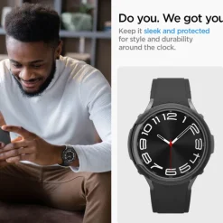Etui Spigen Liquid Air Samsung Galaxy Watch 6 Classic (43 MM) Matte Black Case