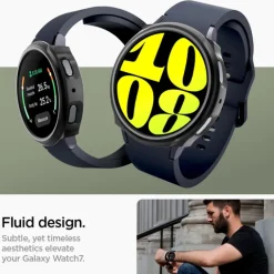 ETUI SPIGEN LIQUID AIR SAMSUNG GALAXY WATCH 7 (44 MM) MATTE BLACK