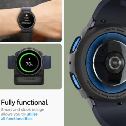ETUI SPIGEN LIQUID AIR SAMSUNG GALAXY WATCH 7 (44 MM) MATTE BLACK