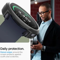 ETUI SPIGEN LIQUID AIR SAMSUNG GALAXY WATCH 7 (40 MM) MATTE BLACK