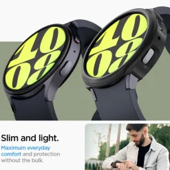 ETUI SPIGEN LIQUID AIR SAMSUNG GALAXY WATCH 7 (40 MM) MATTE BLACK