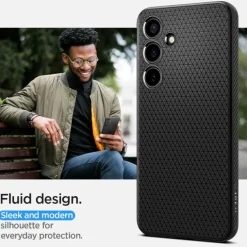 Etui Spigen Liquid Air Samsung Galaxy S24 Matte Black Case