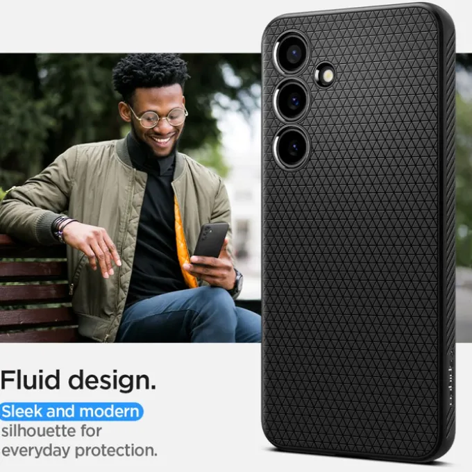 Etui Spigen Liquid Air Samsung Galaxy S24 Matte Black Case