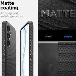 Etui SPIGEN Liquid Air Samsung A54 5g Matte Black Czarny Case