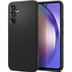 Etui SPIGEN Liquid Air Samsung A54 5g Matte Black Czarny Case