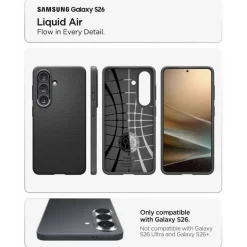 ETUI SPIGEN LIQUID AIR SAMSUNG GALAXY S26 MATTE BLACK