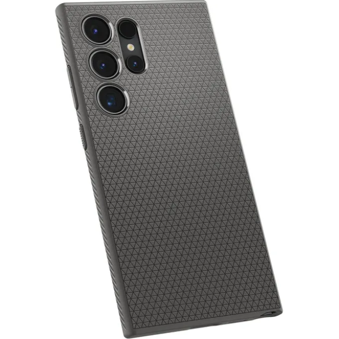 Etui Spigen Liquid Air Samsung Galaxy S24 Ultra Marble Grey Case