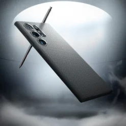 Etui Spigen Liquid Air Samsung Galaxy S24 Ultra Marble Grey Case