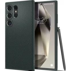 Etui Spigen Liquid Air Samsung Galaxy S24 Ultra Abyss Green Case