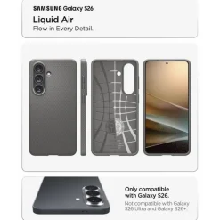 ETUI SPIGEN LIQUID AIR SAMSUNG GALAXY S26 MARBLE GREY