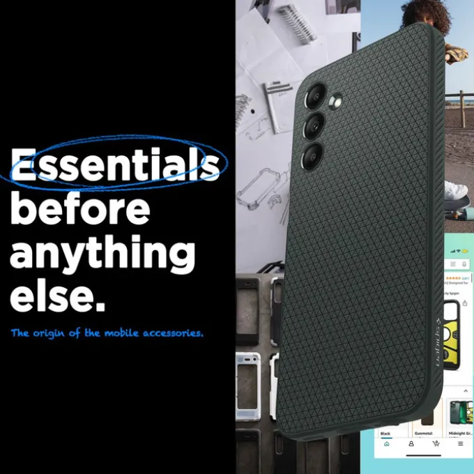 Etui Spigen Liquid Air Samsung Galaxy A15 4g / 5g Abyss Green Case