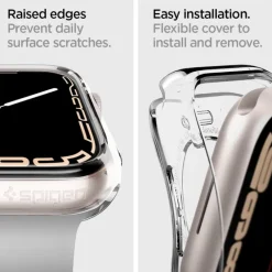 Etui SPIGEN Liquid Crystal Apple Watch 6 7 8 9 SE 2022 40mm 41mm Przezroczyste