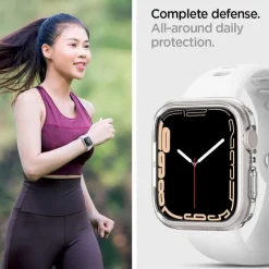 Etui SPIGEN Liquid Crystal Apple Watch 9 8 7 6 SE 2022 44mm 45 mm Przezroczyste