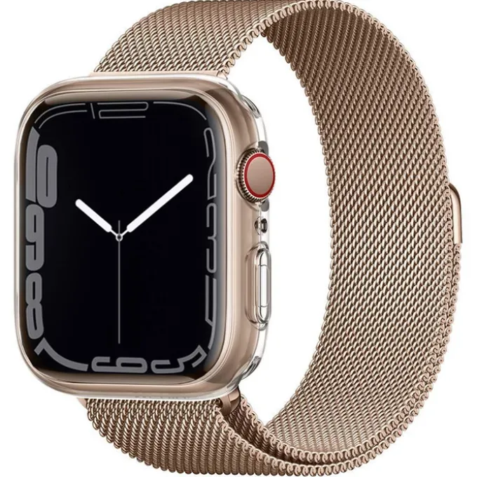 Etui SPIGEN Liquid Crystal Apple Watch 9 8 7 6 SE 2022 44mm 45 mm Przezroczyste