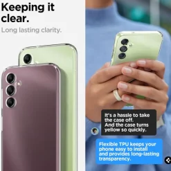Etui Spigen Liquid Crystal Galaxy A14 5G Crystal Clear Case