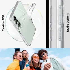 Etui Spigen Liquid Crystal Galaxy S23 FE Crystal Clear Case