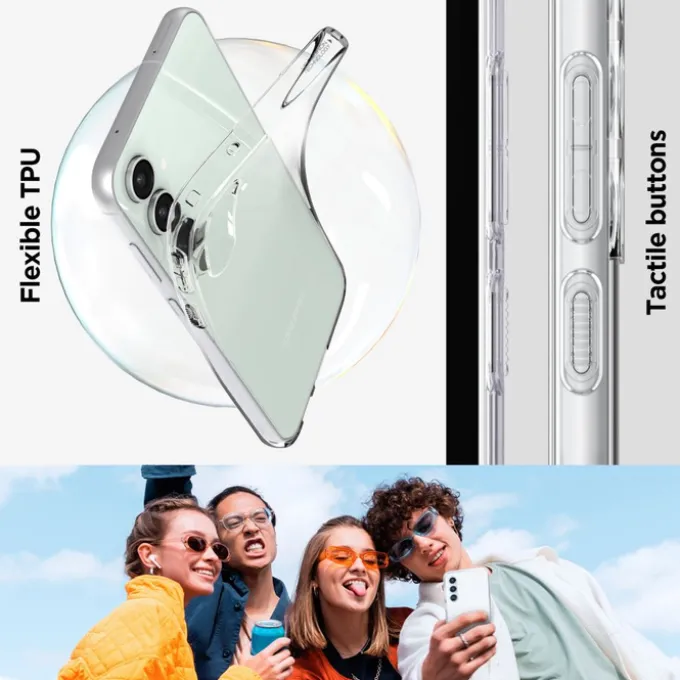 Etui Spigen Liquid Crystal Galaxy S23 FE Crystal Clear Case