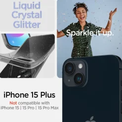 Etui Spigen Liquid Crystal iPhone 15 Plus Glitter Crystal Case