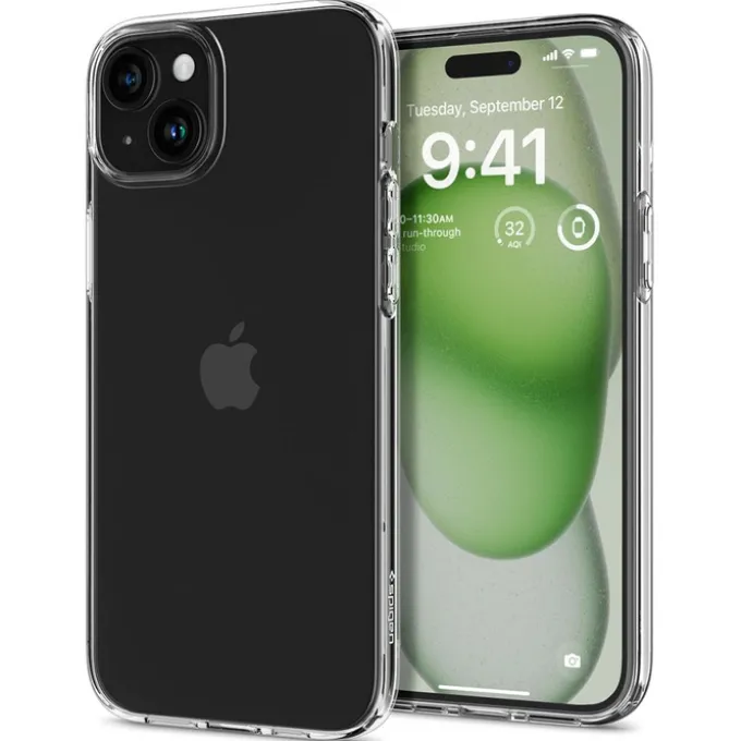 Etui Spigen Liquid Crystal iPhone 15 Plus Crystal Clear Case