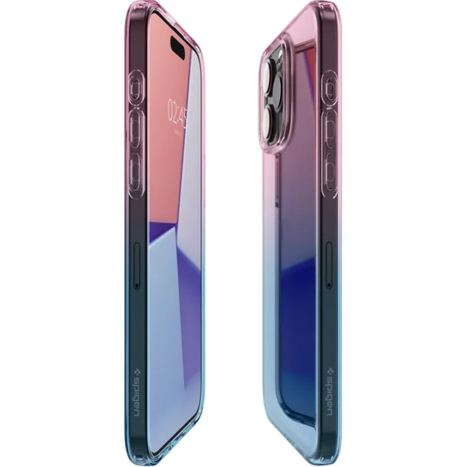 Etui Spigen Liquid Crystal iPhone 15 Pro Gradation Pink Case
