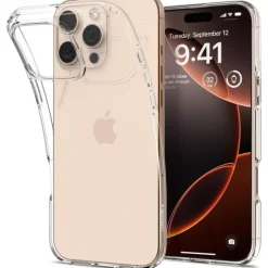 ETUI SPIGEN LIQUID CRYSTAL IPHONE 16 PRO CRYSTAL CLEAR